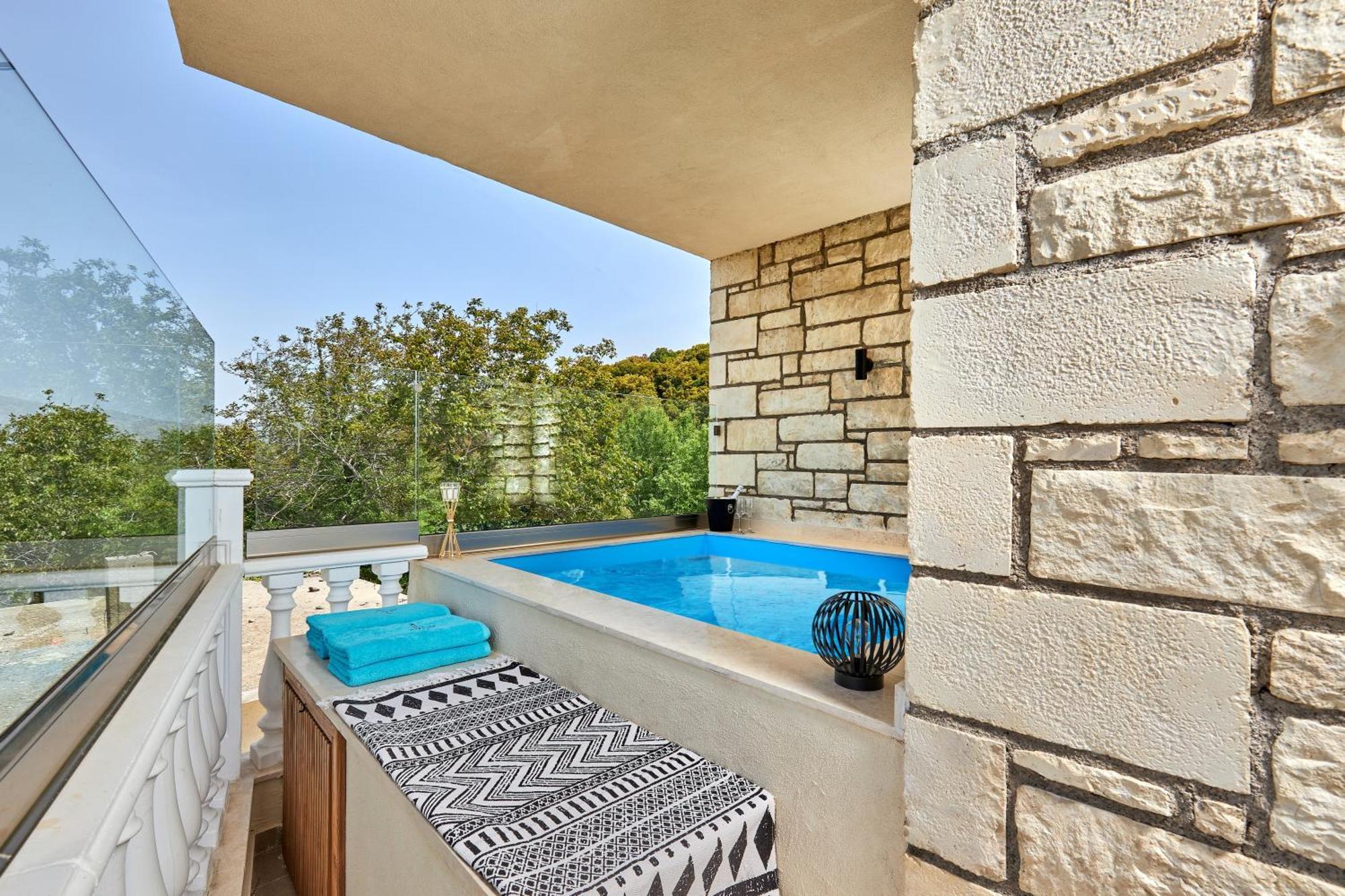 Mylostassi Villas With Balcony Plunge Pool Plati  Kültér fotó